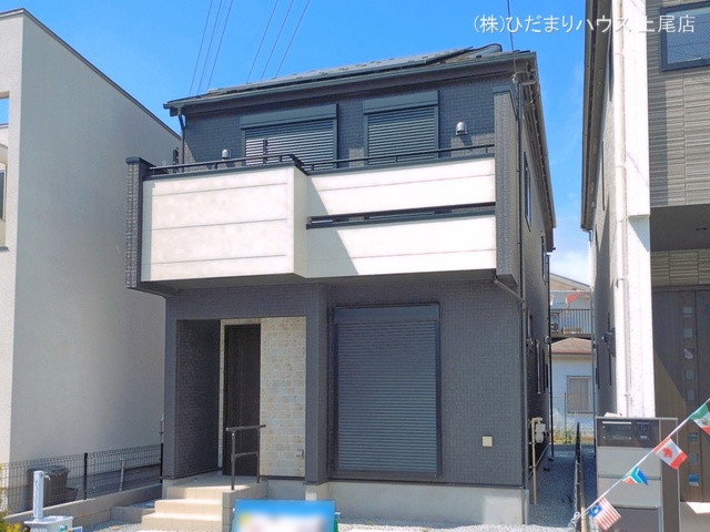 埼玉県上尾市弁財１丁目の新築戸建て完成写真 2026年4月19日撮影