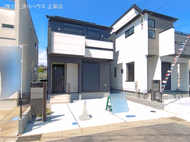 埼玉県上尾市弁財１丁目の新築戸建て完成写真 2026年4月19日撮影