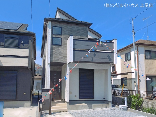 埼玉県上尾市弁財１丁目の新築戸建て完成写真 2026年4月19日撮影