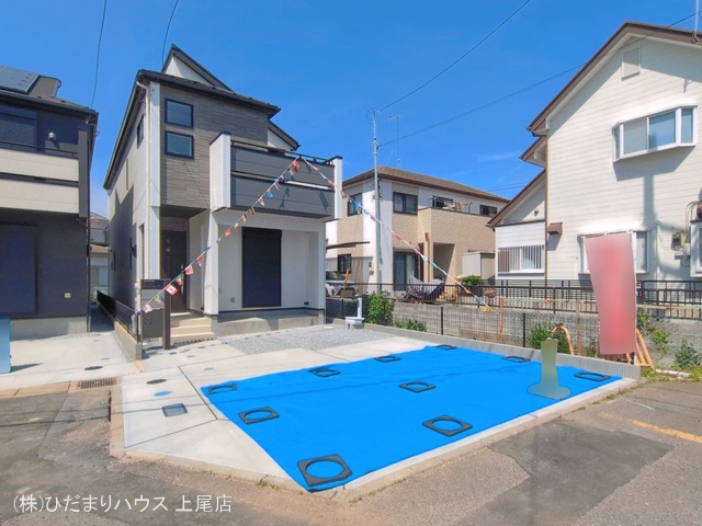 埼玉県上尾市弁財１丁目の新築戸建て完成写真 2026年4月19日撮影