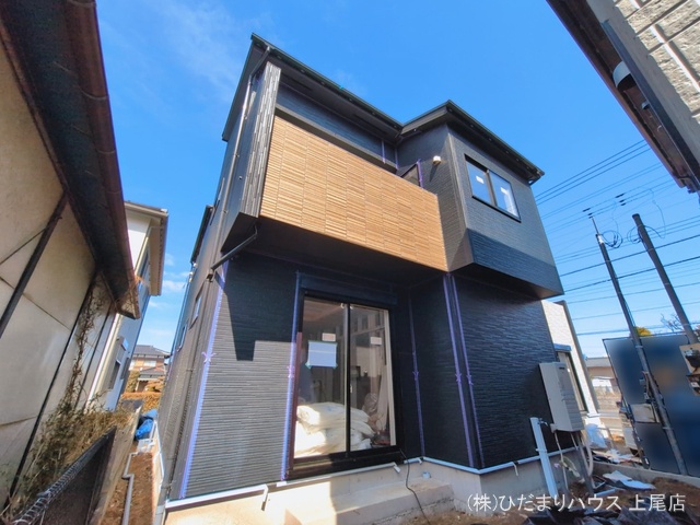 埼玉県上尾市大字上の新築戸建て外構写真 2026年3月8日撮影