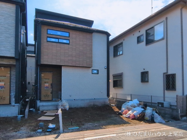 埼玉県上尾市大字上の新築戸建て外構写真 2026年3月8日撮影