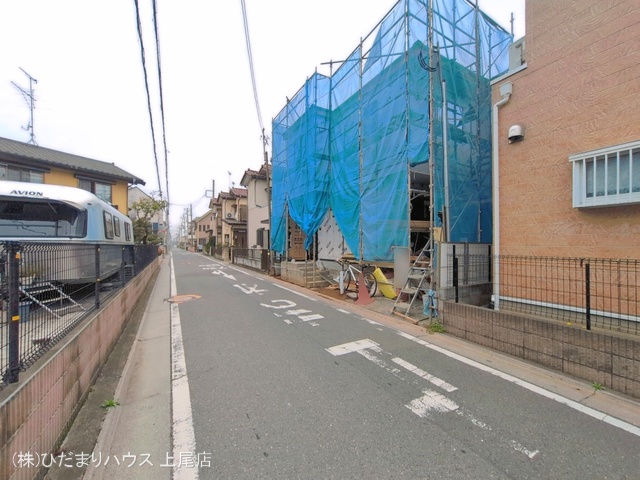 埼玉県上尾市二ツ宮の新築戸建てシート写真 2026年4月6日撮影