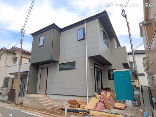 埼玉県上尾市二ツ宮の新築戸建て外構写真 2026年4月23日撮影