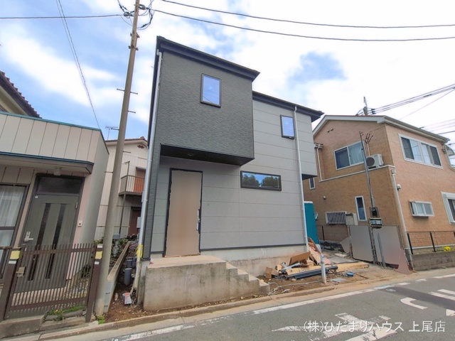 埼玉県上尾市二ツ宮の新築戸建て外構写真 2026年4月23日撮影