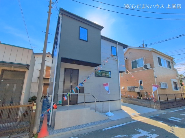 埼玉県上尾市二ツ宮の新築戸建て完成写真 2026年6月15日撮影