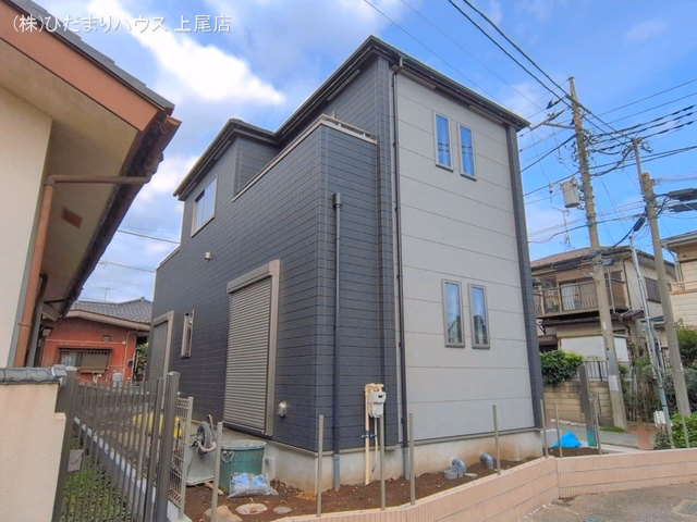 埼玉県上尾市緑丘４丁目の新築戸建て外構写真 2026年6月23日撮影