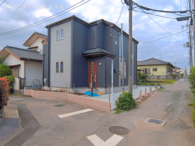 埼玉県上尾市緑丘４丁目の新築戸建て外構写真 2026年6月23日撮影