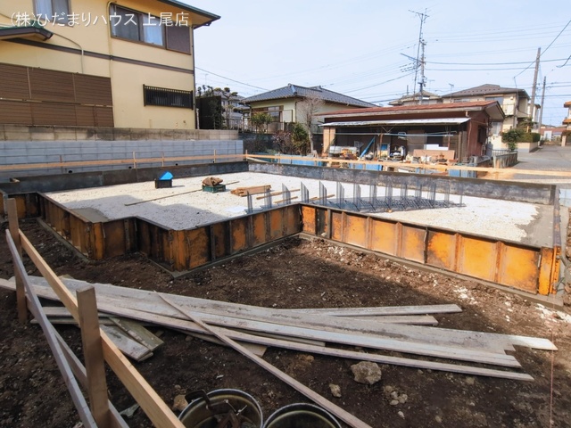 埼玉県上尾市緑丘4丁目の新築戸建て基礎写真 2026年3月12日撮影