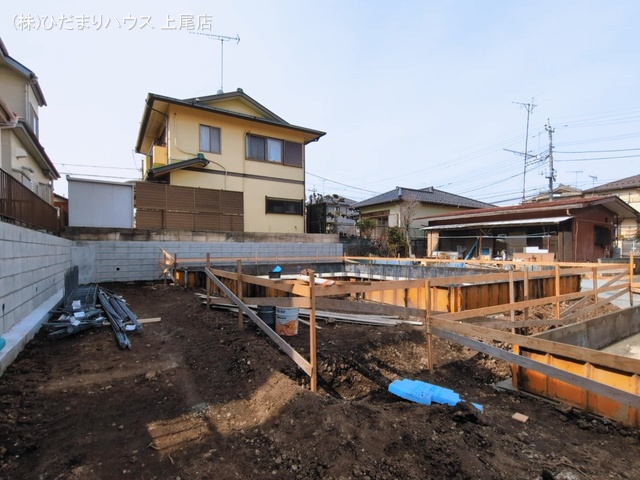 埼玉県上尾市緑丘4丁目の新築戸建て基礎写真 2026年3月12日撮影