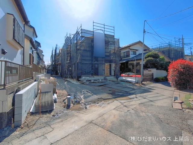 埼玉県上尾市緑丘４丁目の新築戸建て上棟写真 2026年4月20日撮影
