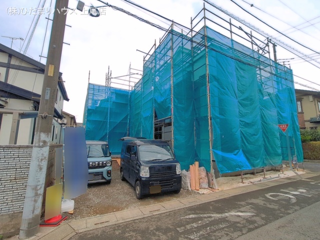 埼玉県上尾市大字上の新築戸建てシート写真 2026年4月6日撮影