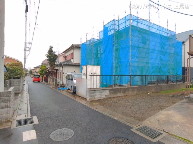 埼玉県さいたま市西区大字佐知川の新築戸建てシート写真 2026年3月24日撮影