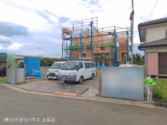 埼玉県上尾市大字瓦葺の新築戸建て上棟写真 2026年4月29日撮影