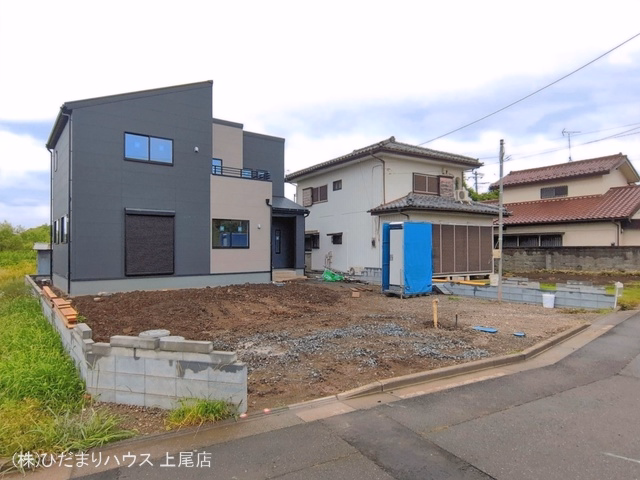埼玉県上尾市大字瓦葺の新築戸建て外構写真 2026年6月14日撮影