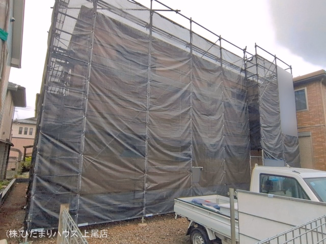 埼玉県上尾市大字小泉の新築戸建て上棟写真 2026年6月24日撮影