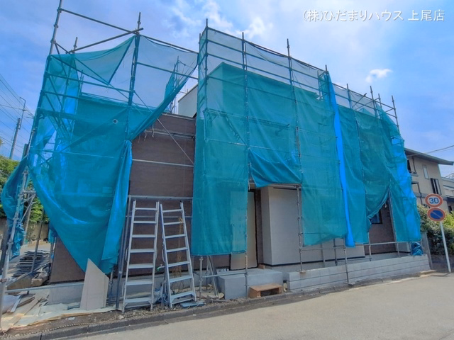 埼玉県さいたま市北区奈良町の新築戸建てシート写真 2026年6月15日撮影