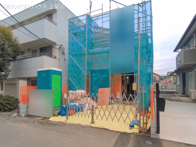 埼玉県上尾市西宮下２丁目の新築戸建て上棟写真 2026年4月6日撮影
