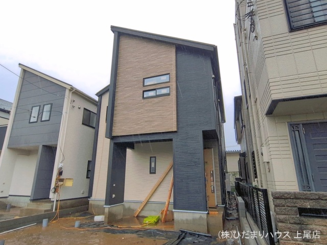 埼玉県上尾市本町5丁目の新築戸建て外構写真 2026年4月26日撮影