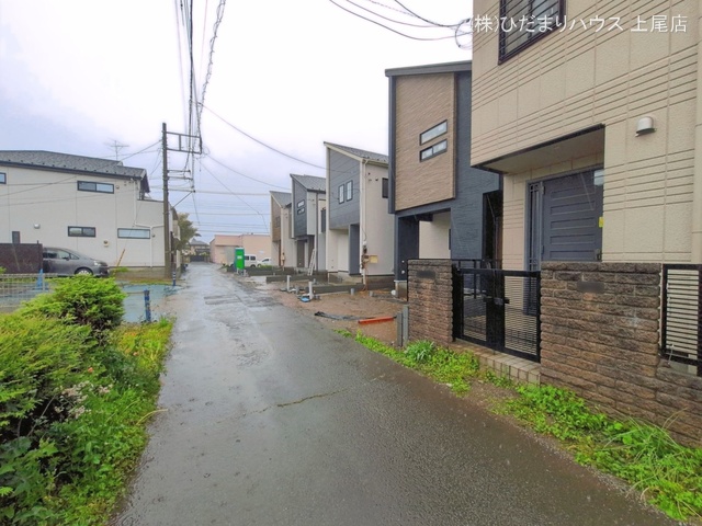 埼玉県上尾市本町5丁目の新築戸建て外構写真 2026年4月26日撮影