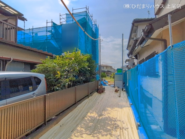 埼玉県上尾市浅間台４丁目の新築戸建て上棟写真 2026年6月23日撮影