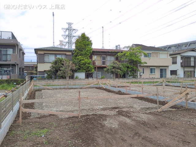 埼玉県上尾市大字上の新築戸建て基礎写真 2026年4月29日撮影
