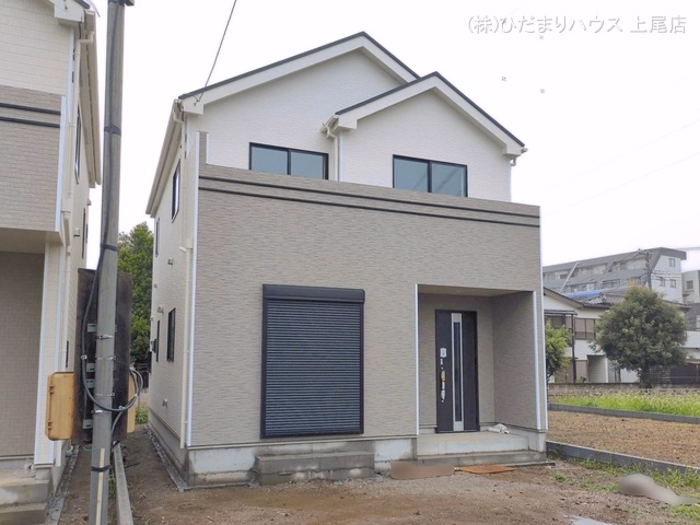埼玉県上尾市大字上の新築戸建て外構写真 2026年6月25日撮影