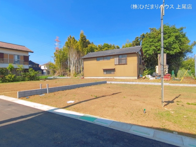 埼玉県上尾市二ツ宮の新築戸建て更地・土地写真 2026年5月14日撮影