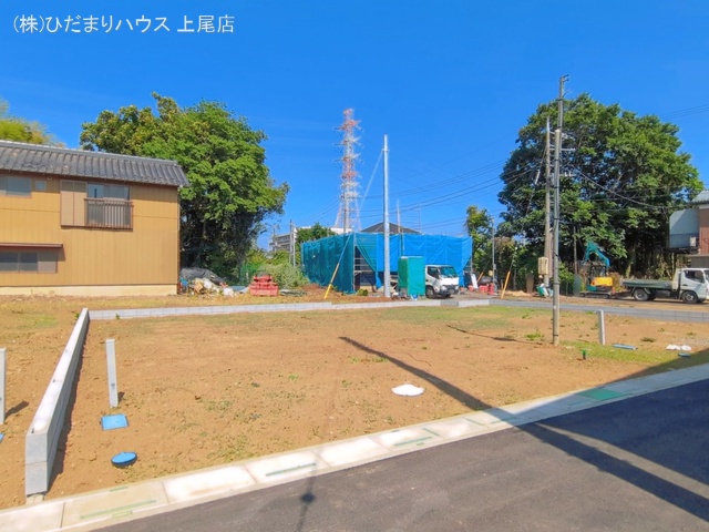 埼玉県上尾市二ツ宮の新築戸建て更地・土地写真 2026年5月14日撮影