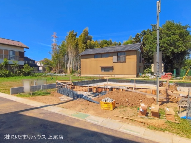 埼玉県上尾市二ツ宮の新築戸建て基礎写真 2026年5月28日撮影