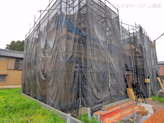 埼玉県上尾市二ツ宮の新築戸建て上棟写真 2026年6月25日撮影