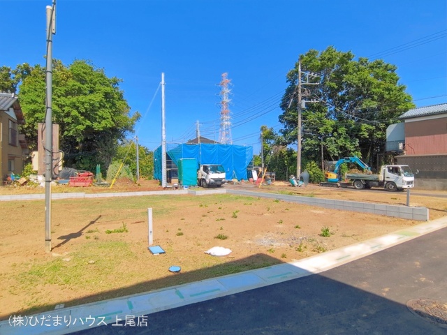 埼玉県上尾市二ツ宮の新築戸建て更地・土地写真 2026年5月14日撮影