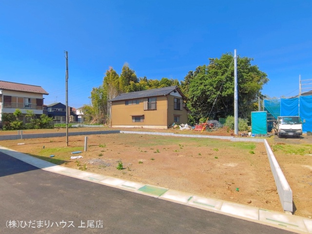 埼玉県上尾市二ツ宮の新築戸建て更地・土地写真 2026年5月14日撮影