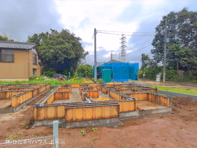 埼玉県上尾市二ツ宮の新築戸建て基礎写真 2026年6月8日撮影