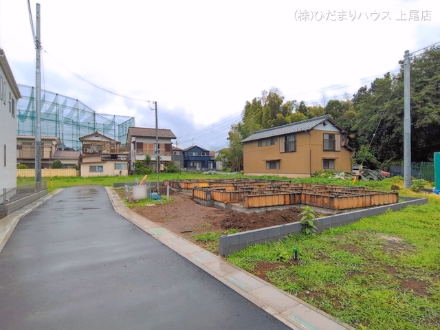 埼玉県上尾市二ツ宮の新築戸建て基礎写真 2026年6月8日撮影