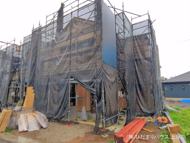 埼玉県上尾市二ツ宮の新築戸建て上棟写真 2026年6月25日撮影