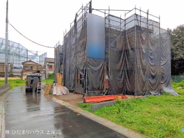 埼玉県上尾市二ツ宮の新築戸建て上棟写真 2026年6月25日撮影