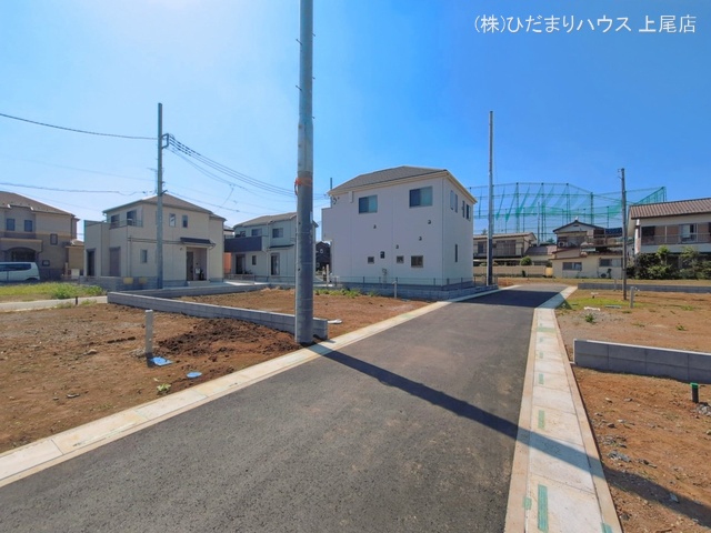 埼玉県上尾市二ツ宮の新築戸建て更地・土地写真 2026年5月14日撮影