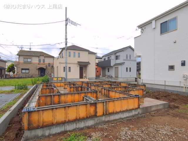 埼玉県上尾市二ツ宮の新築戸建て基礎写真 2026年6月8日撮影
