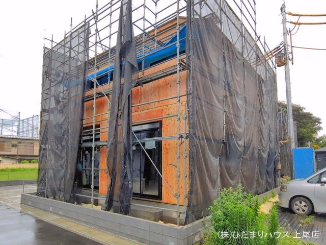 埼玉県上尾市二ツ宮の新築戸建て上棟写真 2026年6月25日撮影