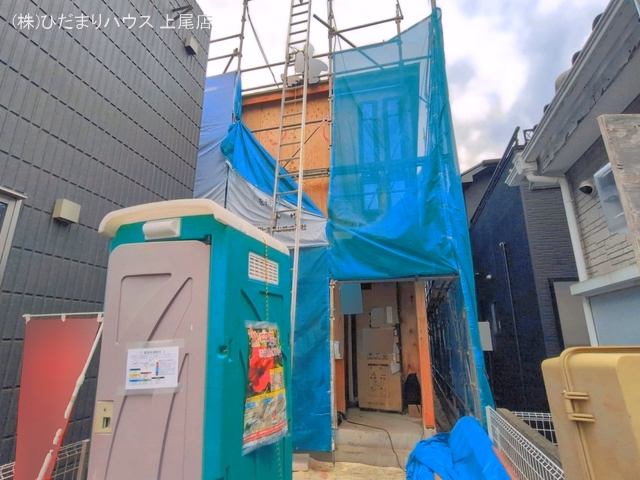 新築戸建て 上尾市井戸木5期1棟 1号棟 上棟