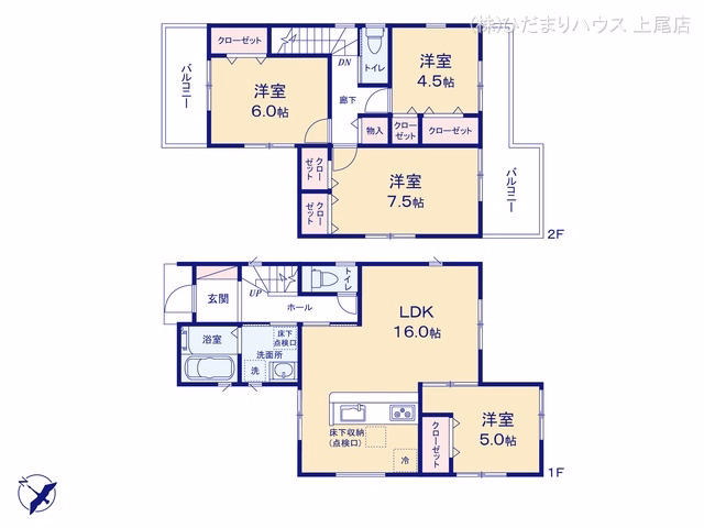 さいたま市西区大字指扇（戸建）02 間取図