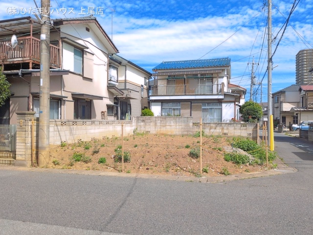 埼玉県上尾市井戸木2丁目の新築戸建て更地・土地写真 2026年5月28日撮影