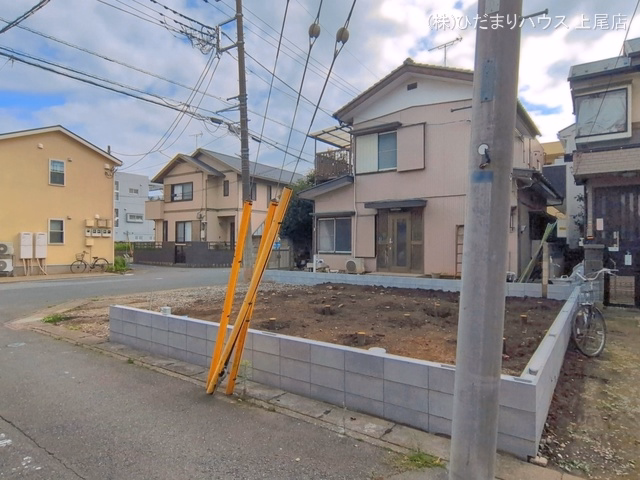 埼玉県上尾市井戸木２丁目の新築戸建て更地・土地写真 2026年6月28日撮影