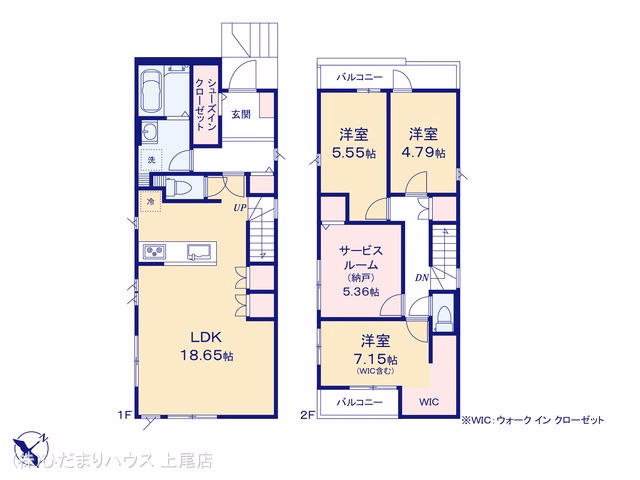 新築戸建て プラザ029 1号棟 間取図