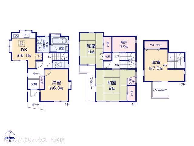 さいたま市北区日進町2丁目 間取図