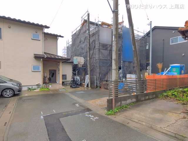 埼玉県上尾市大字原市の新築戸建てシート写真 2026年6月25日撮影