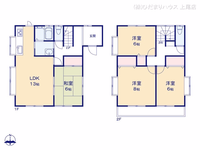 上尾市大字上野 間取図