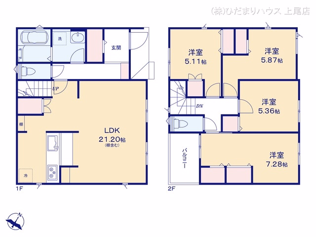 さいたま市西区大字指扇(戸建)02 間取図