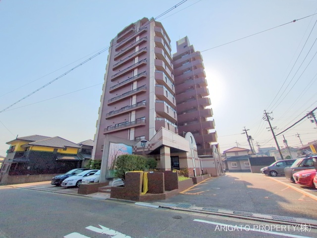 愛知県岡崎市井田町字１丁目のマンション『サンアメニティ石神弐番館』外観写真 2025年3月25日撮影